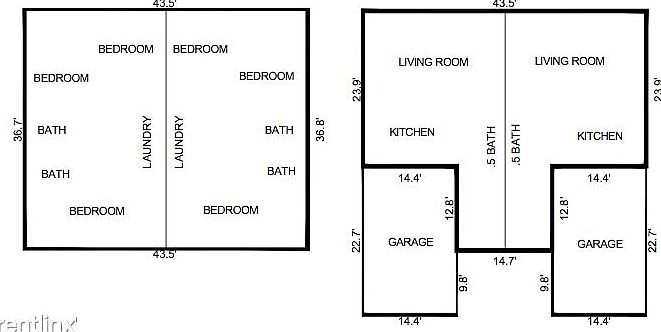 533-535 Big Bear Ln (Floor Plans)