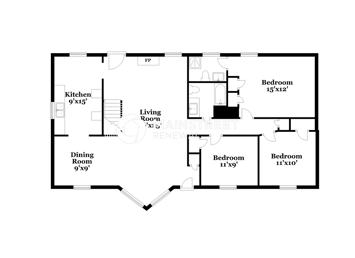 Floor Plan - 4246 Centerwood Dr