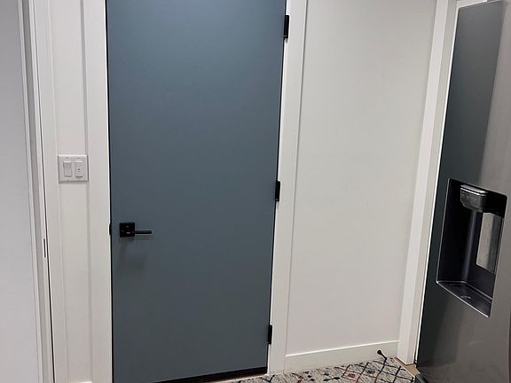 Door to garage from kitchen