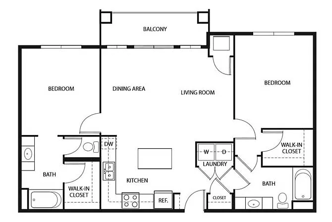 Floor plan Sunset