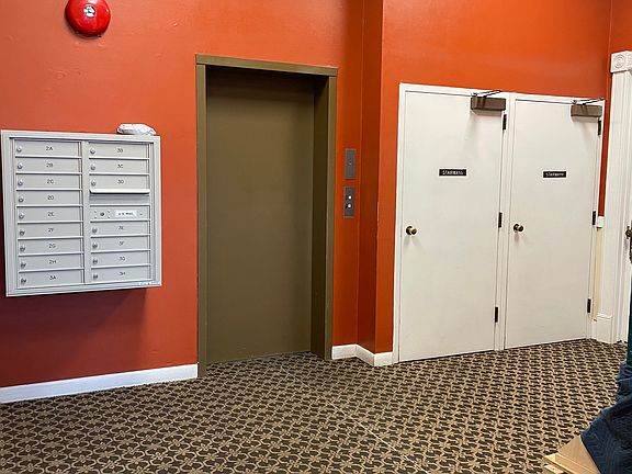 Residence elevator, post box mail and stairways