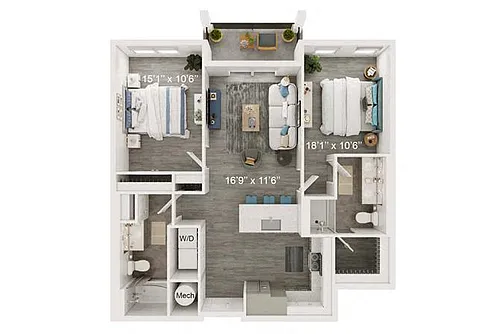 Floor plan Quay