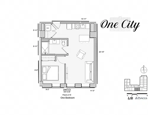 Floor plan Residence - C1