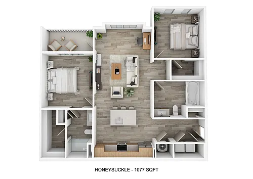 Floor plan Honeysuckle