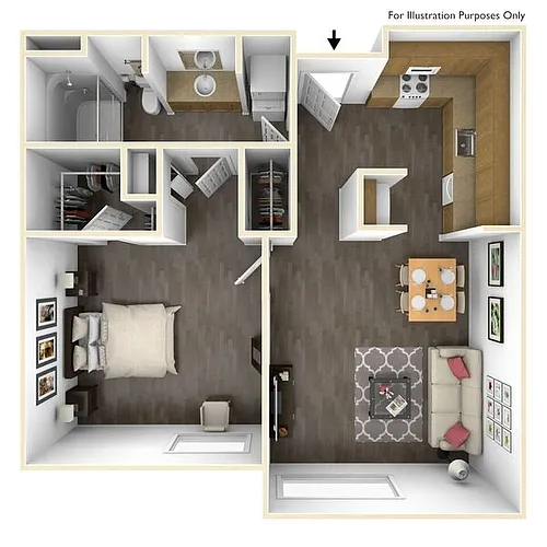 Floor plan 1B