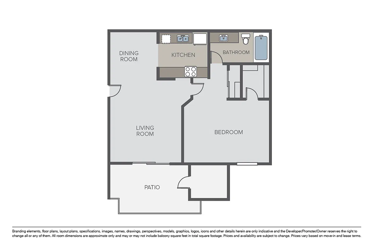 Floor plan Plan 1B