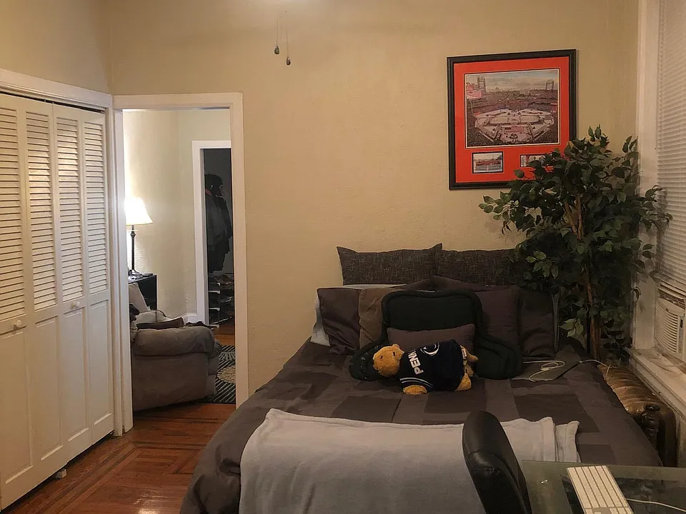 Bedroom looking from kitchen