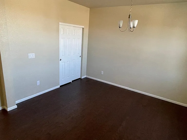 Office space with closet