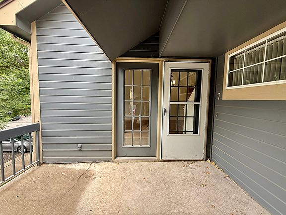 Partially covered balcony
