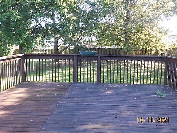 Overlooking backyard
