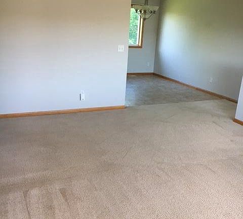 View into dining area from living room