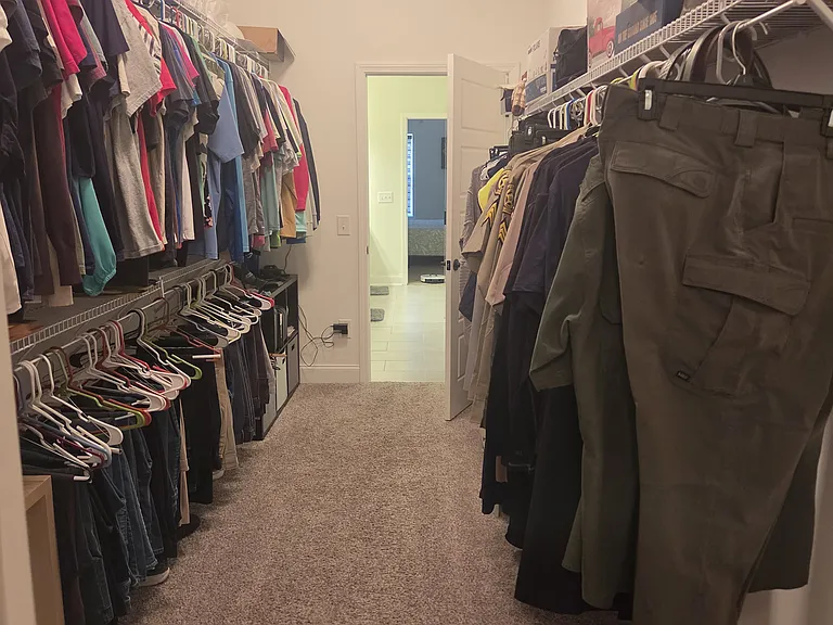 Walk in Closet; Leads to Laundry Room