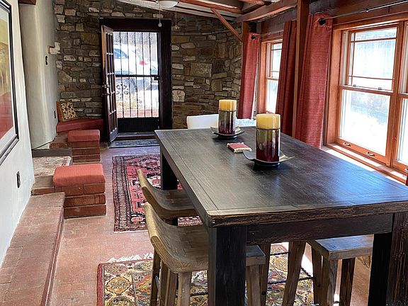Sunroom looking toward front door