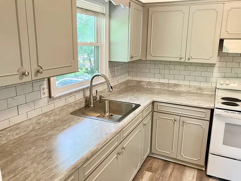 KITCHEN..NEW COUNTERTOP AND SINK