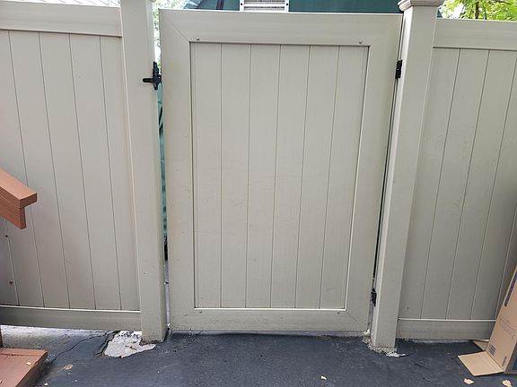 Park in Driveway and come through this Gate