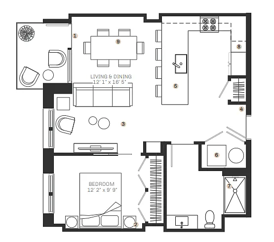Floor plan A3