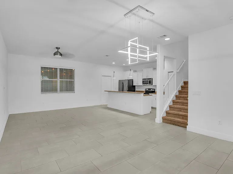 Open floor plan with Living Room/Dining Room combo