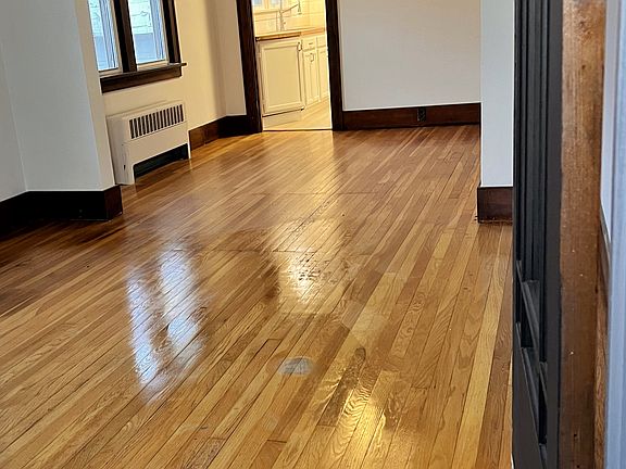 Living room and dining room