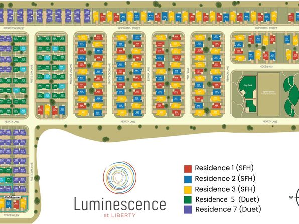 Residence 7 (DUET) Plan, Luminescence at Liberty, 55+ Active Adult