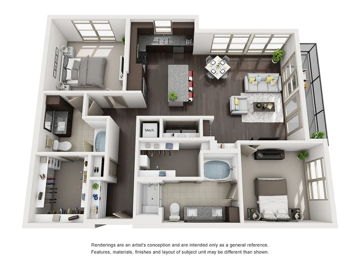 Floor plan B7