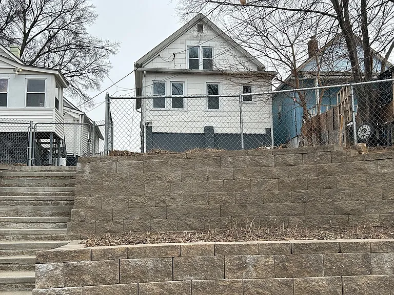 Back of property.