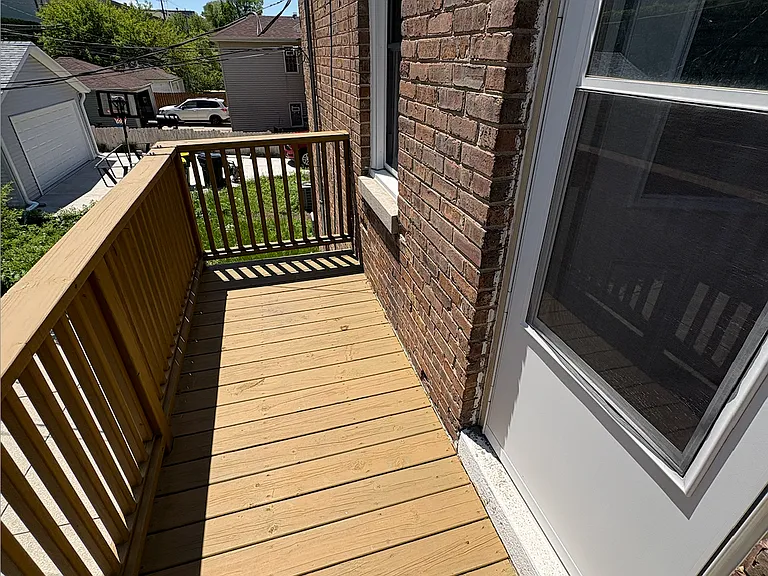 Walkout patio