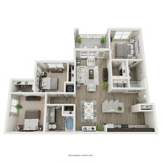 Floor plan The Hudson