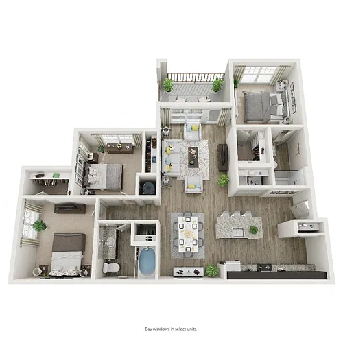 Floor plan The Hudson