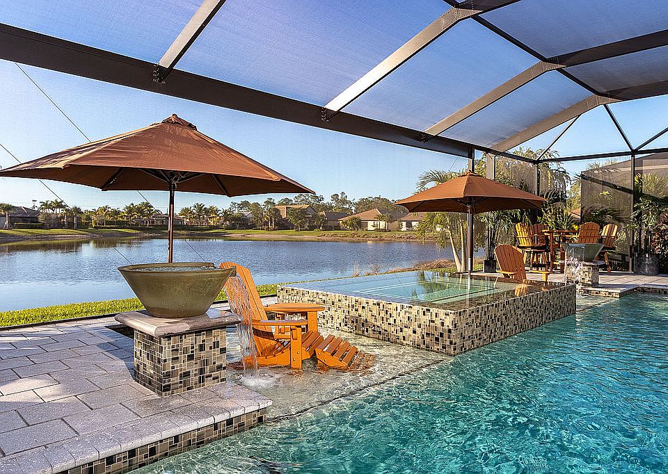 Pool with Lake View