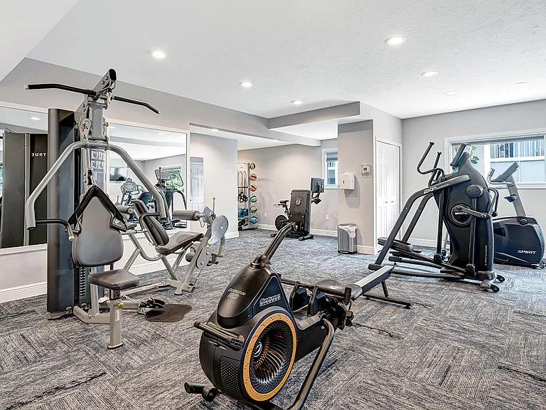 24/7 fitness center with updated equipment