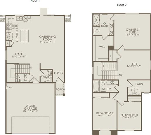 Lovell Homesite 09209 - Floorplan