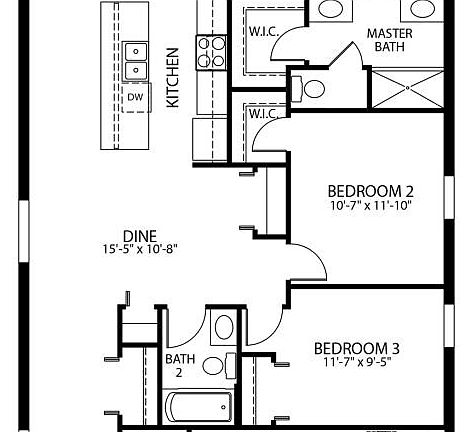 Elevation E - 1st Floor