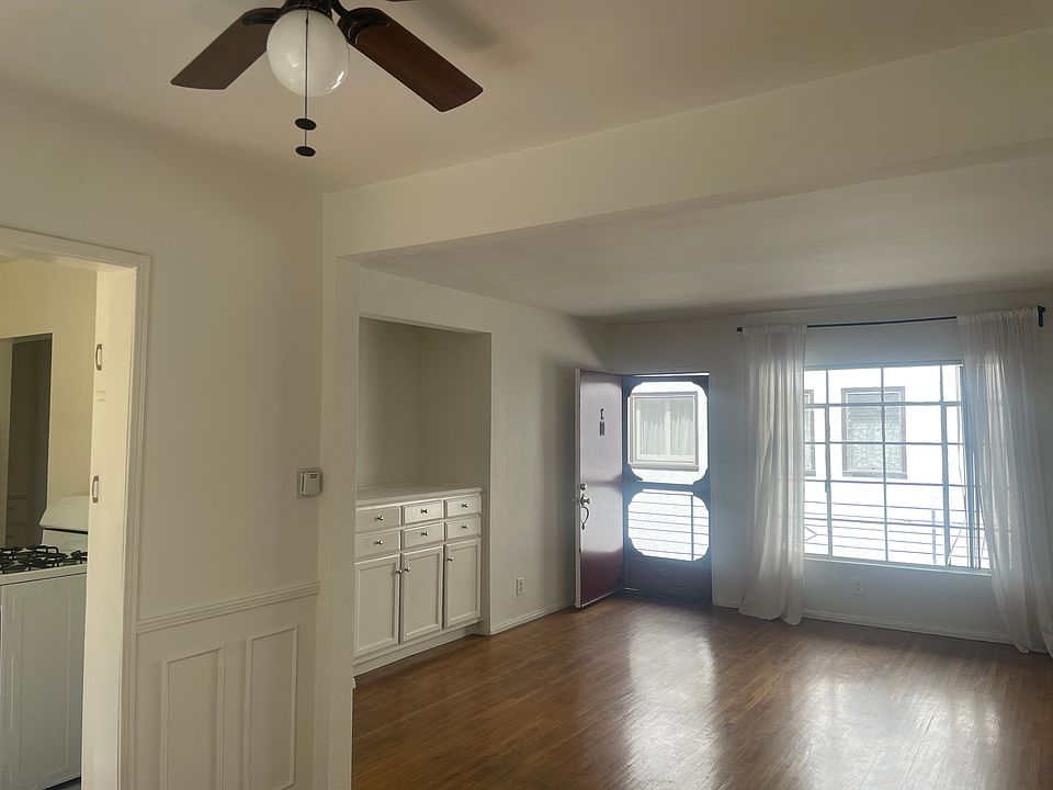 View to front door from dining area
