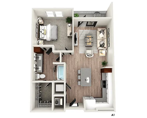 Floor plan A1