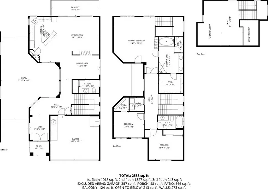 3 bed, 2.5 bath, 2535 sqft, $2,200 — Photo 4