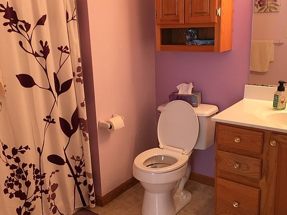 Master bedroom with bathroom