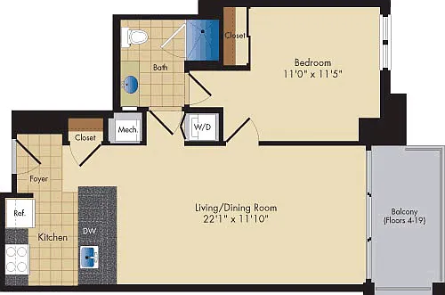 Floor plan Quincy