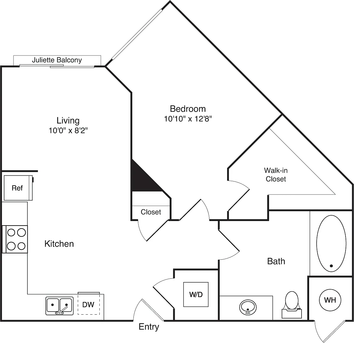 Floor plan 1B