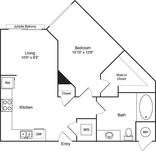 Floor plan 1B