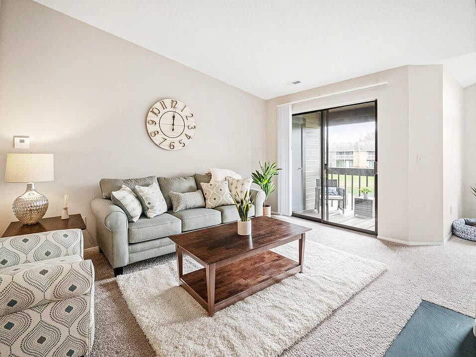 Living Room with Balcony
