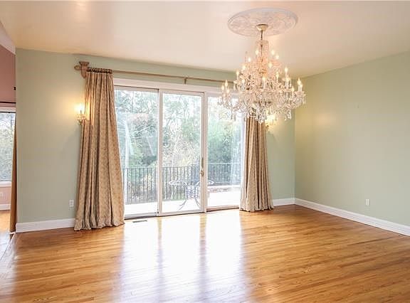 Formal dining room with sgd to patio