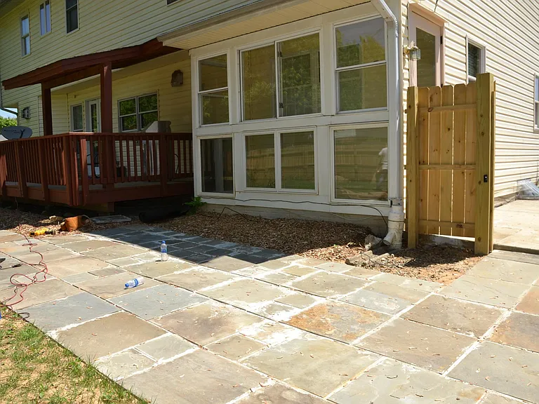 Patio and deck