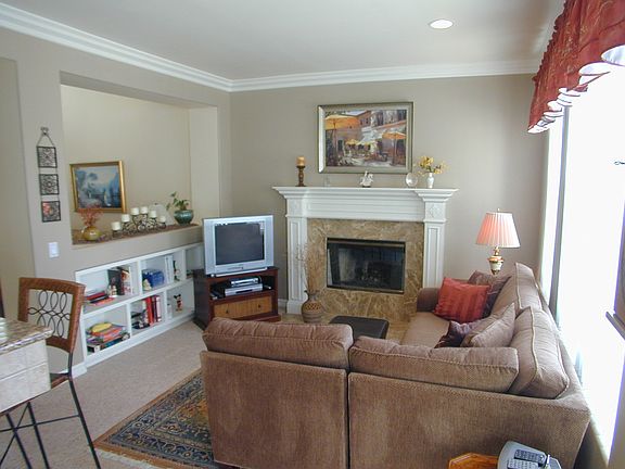 Family Rm w/ Custom Fireplac