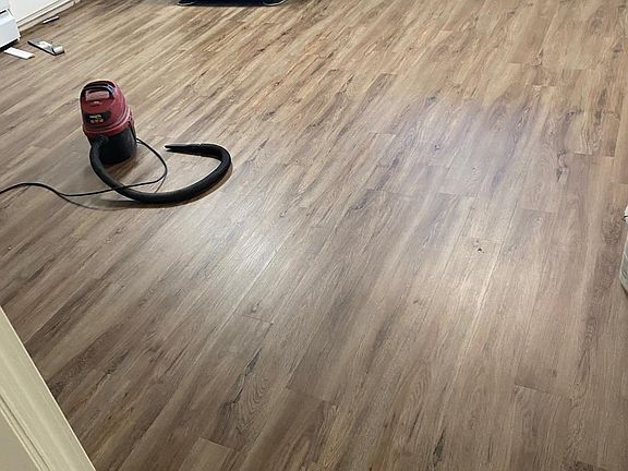 New vinyl floor