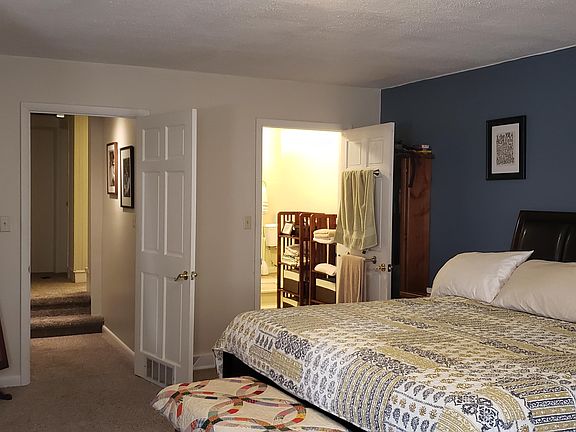 Master BR with hall and bath