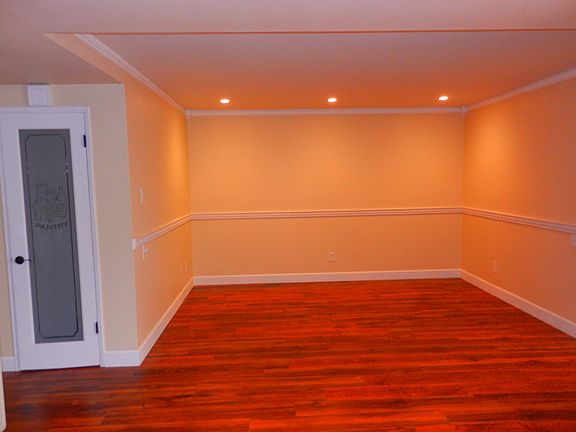famiy room/kitchen area and pantry door