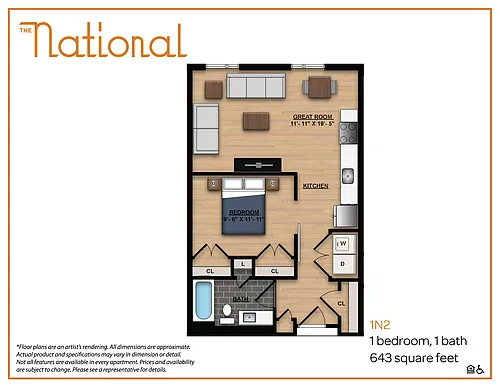 Floor plan 1N2