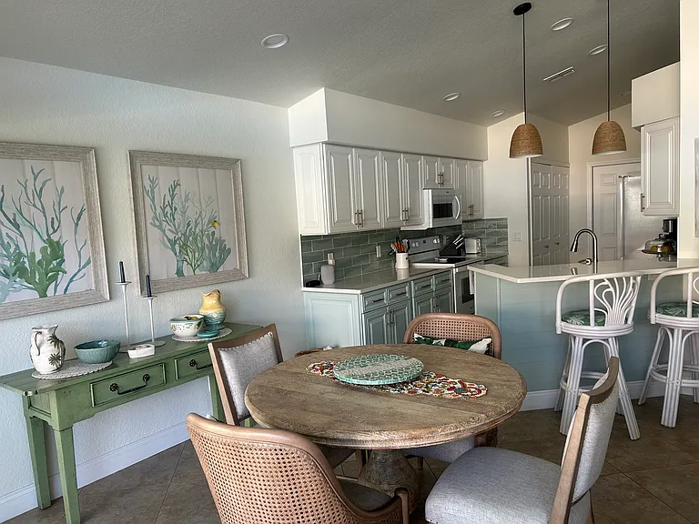 Open Concept Dining to Kitchen