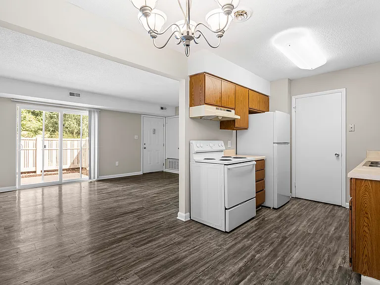 Gold Home with Wood Style Flooring