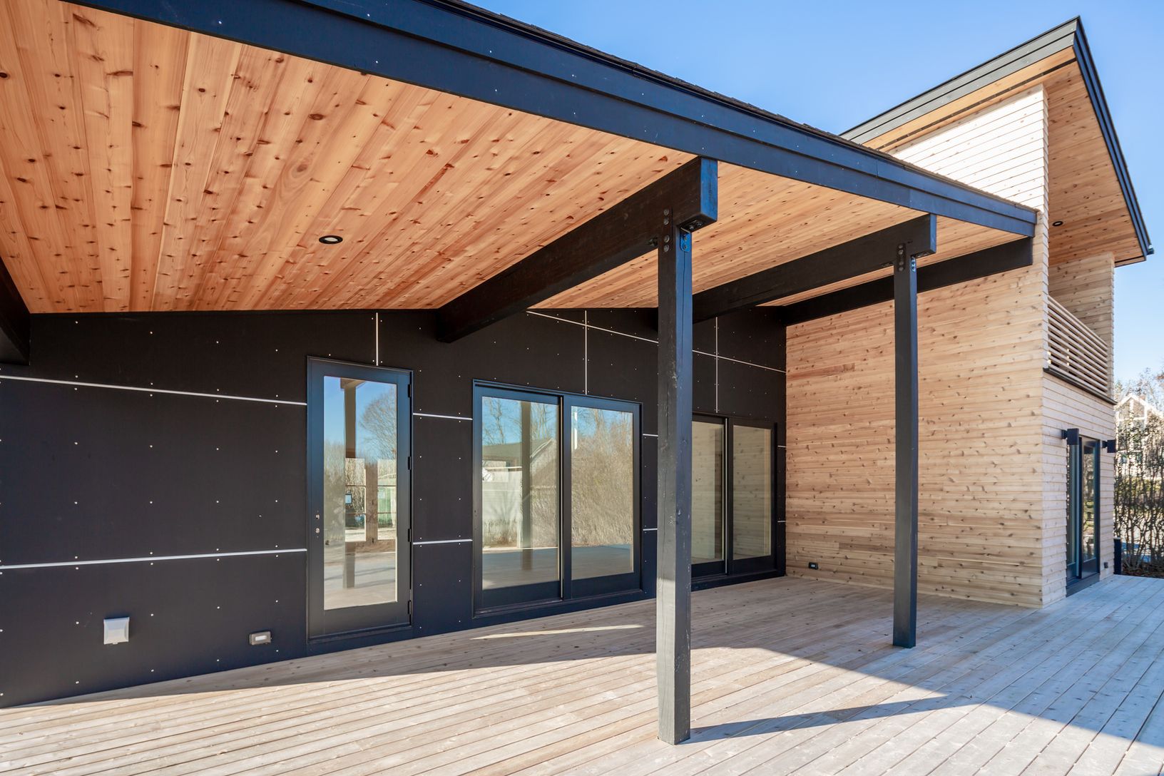  Large deck - partially covered for shade or all weather entertaining 